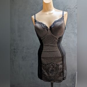 Luleh black lace Shapewear 36D